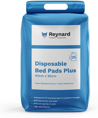 Reynard Plus Incontinence Bed Pads - 60x90cm > 1700ml - thequalitycarestore.com