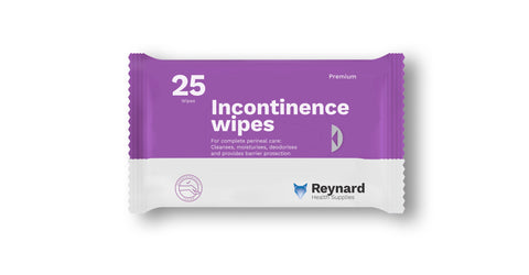 Reynard Incontinence Wipes - 25 Wipe Packs - thequalitycarestore.com